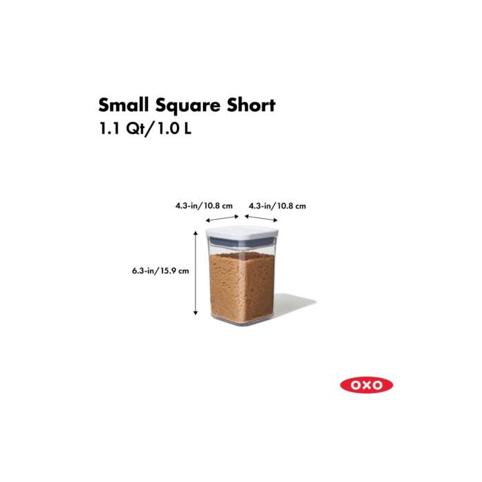 POP Container - Small Square Short (1.1 Qt.) - Image 2